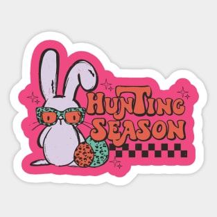 Bunny Gift - Happy Easter - Retro Aesthetic Mom Easter Gift - Gift for Her Sticker